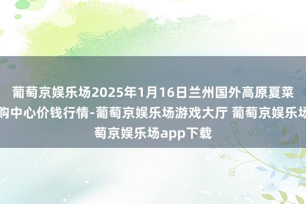 葡萄京娱乐场2025年1月16日兰州国外高原夏菜副食物采购中心价钱行情-葡萄京娱乐场游戏大厅 葡萄京娱乐场app下载