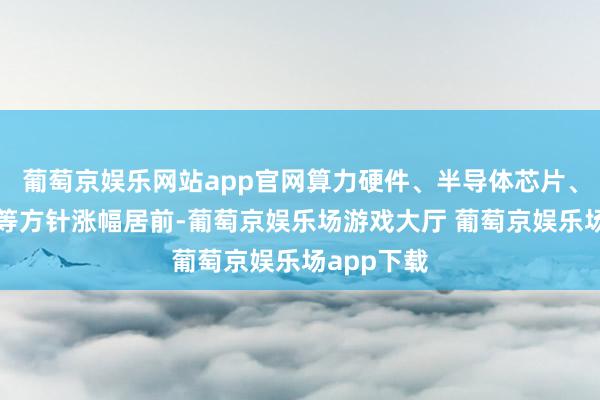 葡萄京娱乐网站app官网算力硬件、半导体芯片、稀土永磁等方针涨幅居前-葡萄京娱乐场游戏大厅 葡萄京娱乐场app下载