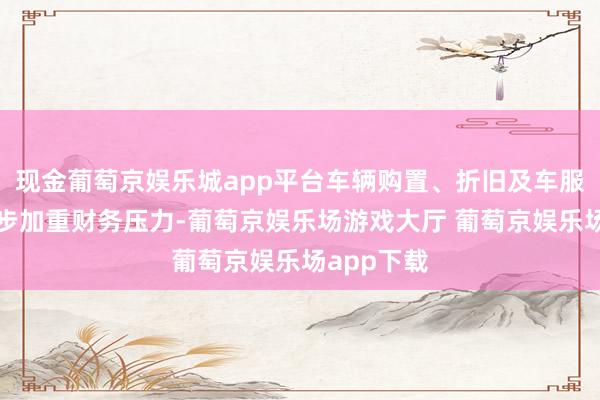 现金葡萄京娱乐城app平台车辆购置、折旧及车服成本进一步加重财务压力-葡萄京娱乐场游戏大厅 葡萄京娱乐场app下载
